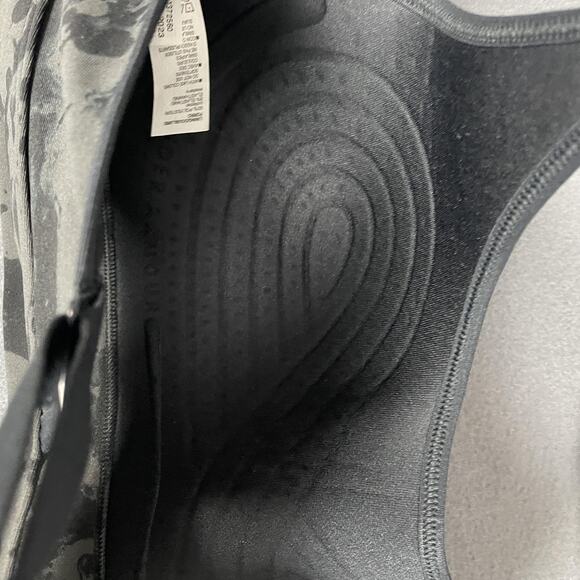 Nike Dri Fit Sports Bra Womens 34DD Black Padded Racerback High Support - Picture 16 of 16